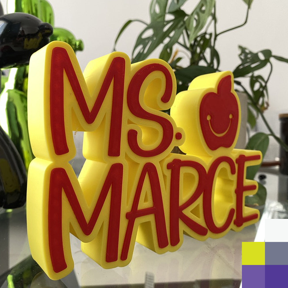 Desk Name Plate 3D Personalizado