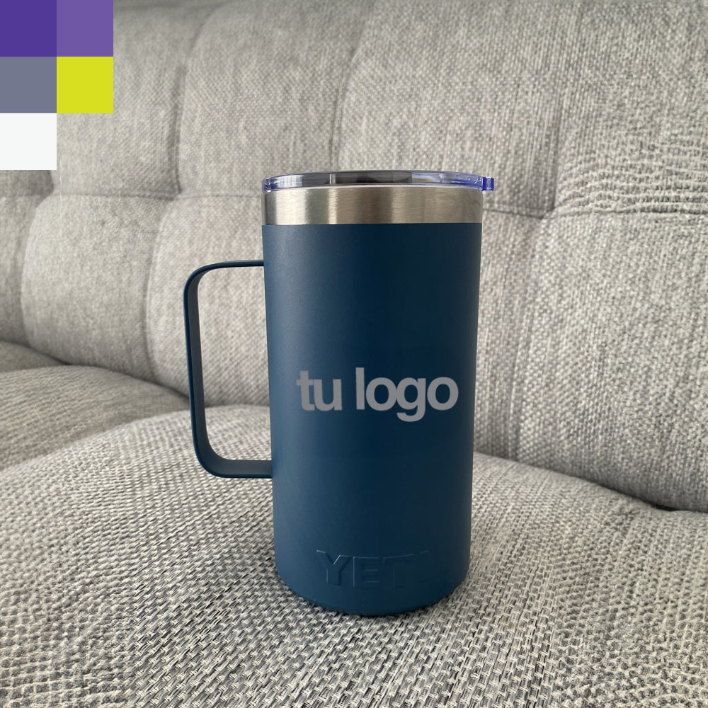 12 Tazas de aluminio 30oz con logotipo o nombre grabado láser