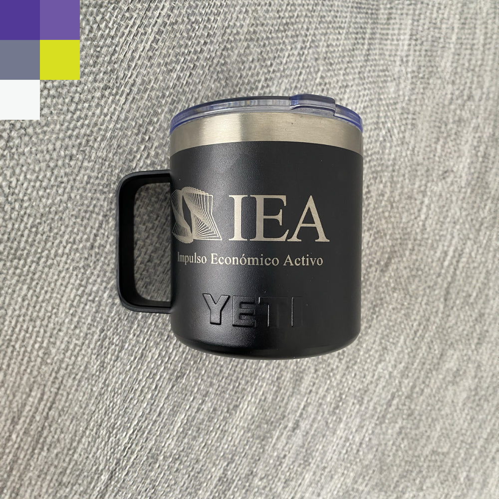 12 Tazas de aluminio 14oz con logotipo o nombre grabado en láser