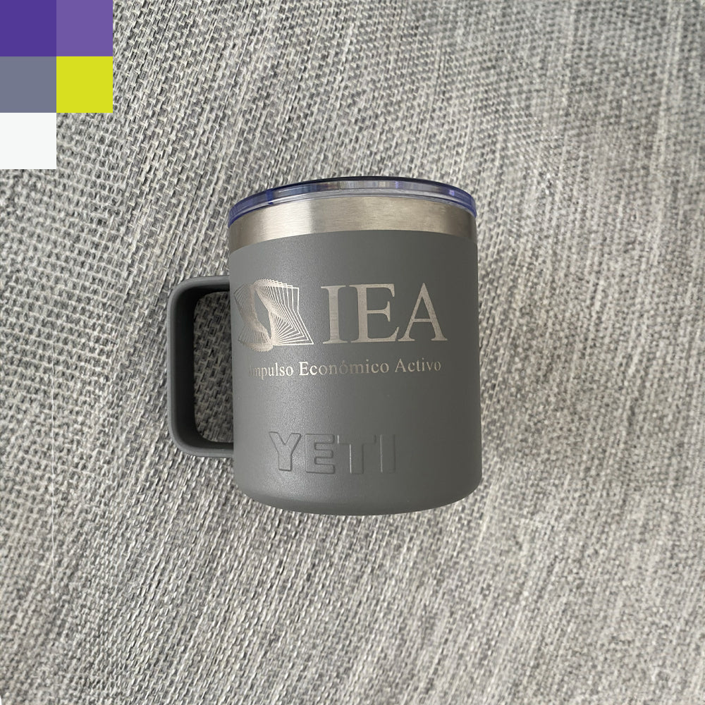 12 Tazas de aluminio 14oz con logotipo o nombre grabado en láser