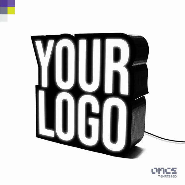 Caja de Luz 3D Personalizada con logo o nombre (16x15cm) Small
