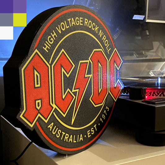 AC/DC 3D Lightbox