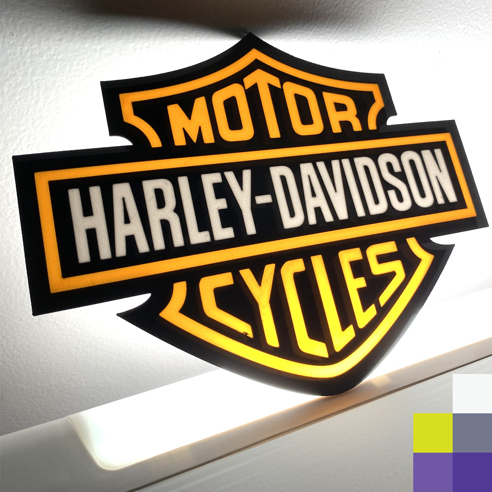 Harley Davidson logo /  Lightbox