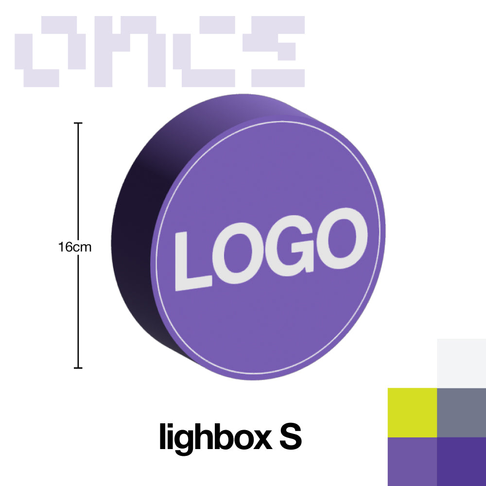 Caja de Luz 3D Personalizada con logo o nombre (16x15cm) Small