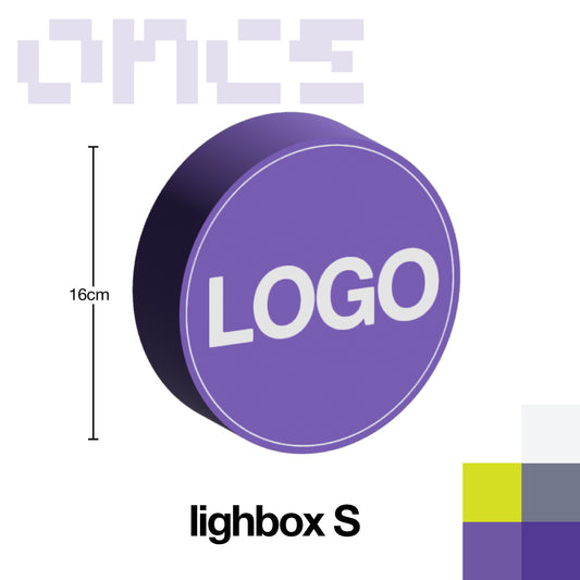 Caja de Luz 3D Personalizada con logo o nombre (16x15cm) Small