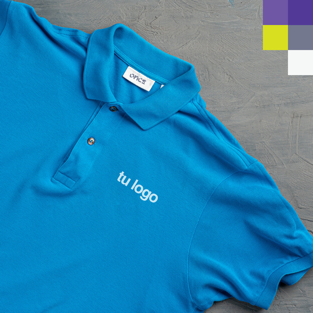 Playera tipo Polo en Algodón personalizada con logotipo