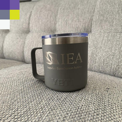 12 Tazas de aluminio 14oz con logotipo o nombre grabado en láser