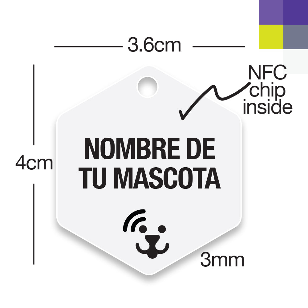 Placa inteligente SCANME / NFC / WhatsApp