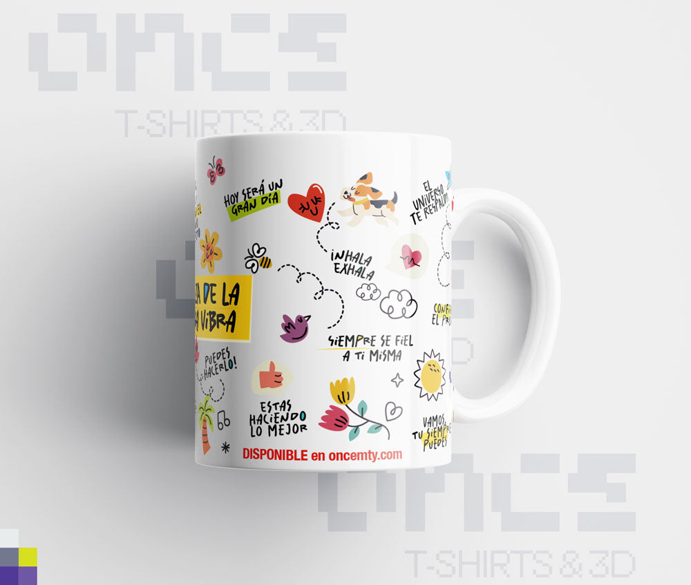 The Morning Mindset Mug & Mi taza de la buena Vibra / Paquete de 2 tazas